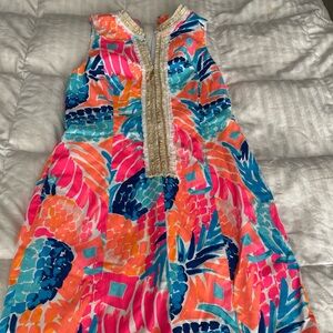 Beautiful Lilly Pulitzer dress with pineapple print